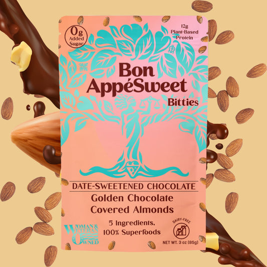 Golden Almond Bitties (Golden Chocolate Covered Almonds)